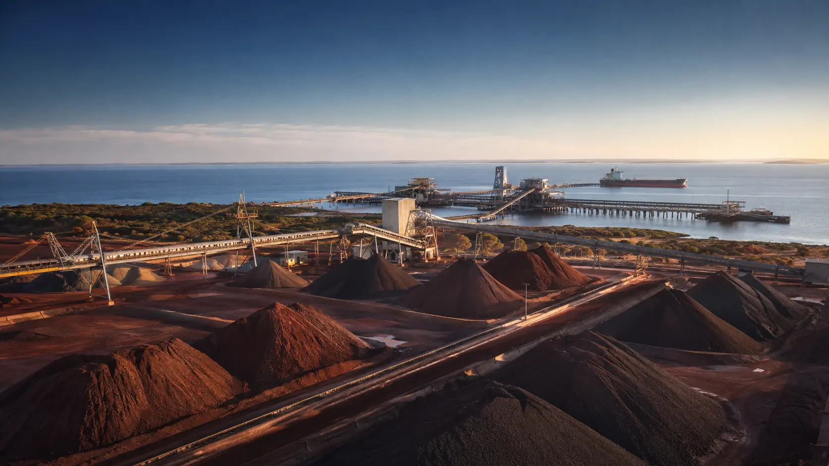 Cadeia internacional de commodities e logística